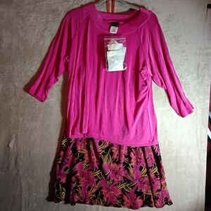 Women 2 Piece Citiknits Skirt And Blouse Size 1X